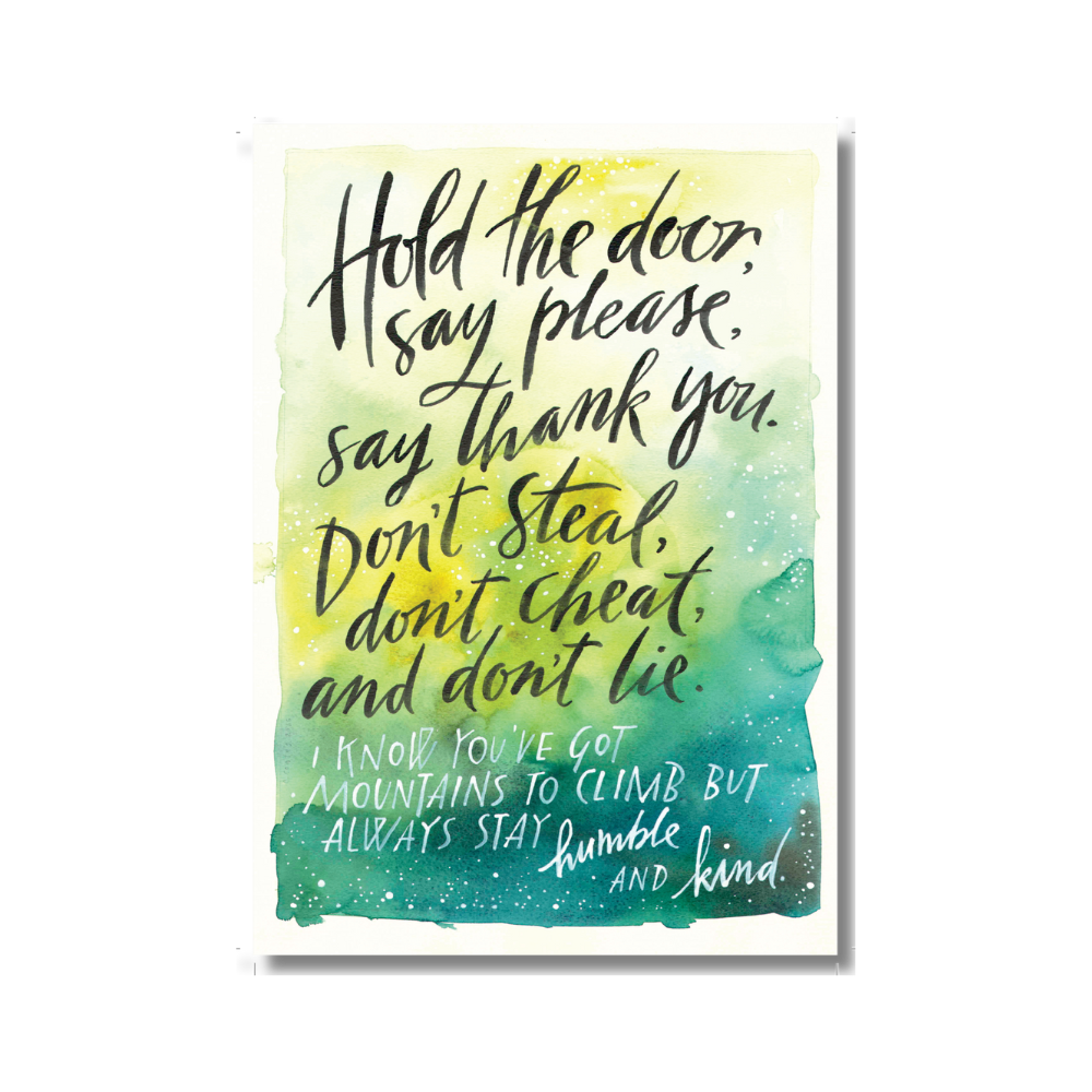 Humble and Kind Poster 2