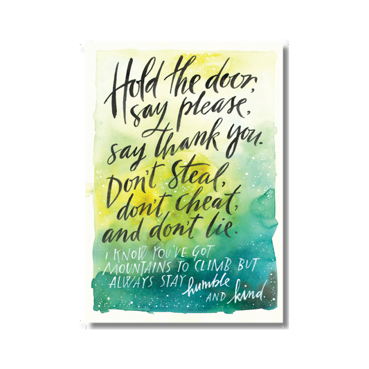 Humble and Kind Poster 2