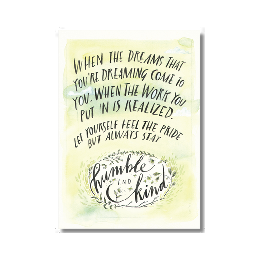 Humble and Kind Poster 1