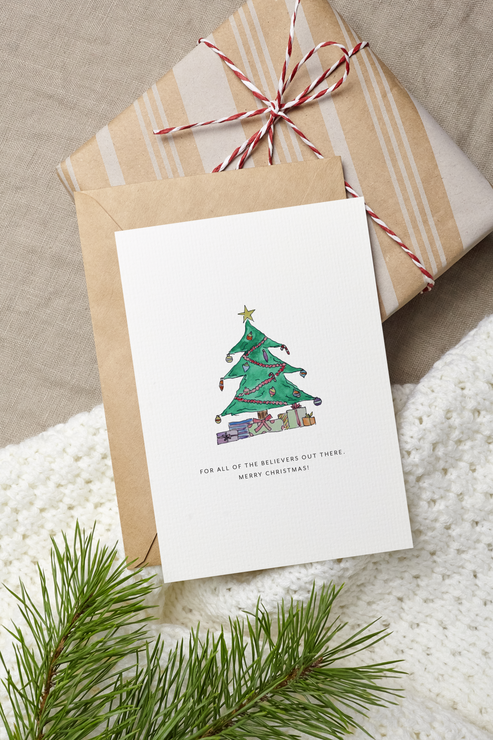 Tree believers Christmas card Lori McKenna